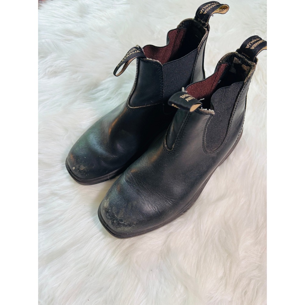 Blundstone Chelsea Boots Mens Size 5 Black Leather 500 Series Work Outdoor